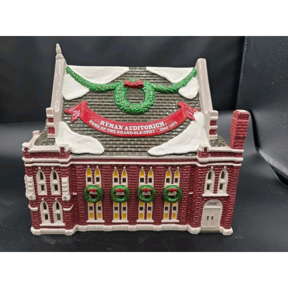 Dept Department 56 Snow Village Ryman Auditorium 54855 1995 Opry Nashville TN